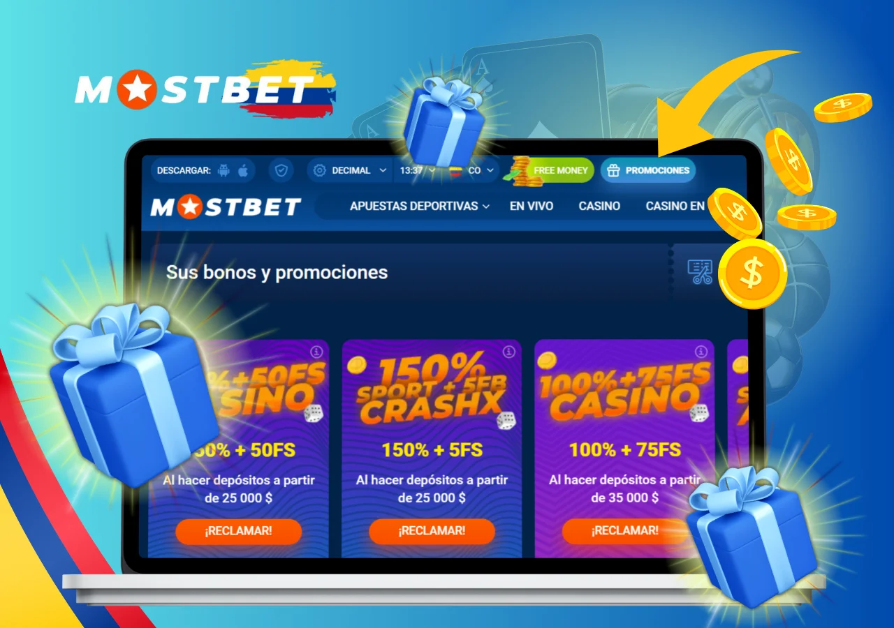 La casa de apuestas ofrece bonos para casino y apuestas deportivas.