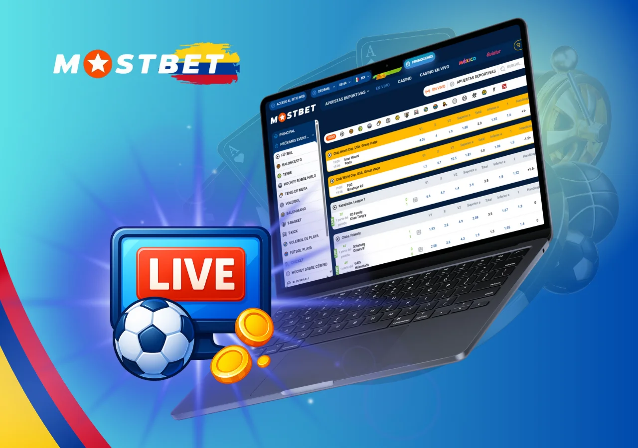 Disfruta cuotas favorables apostando en vivo con Mostbet deportes